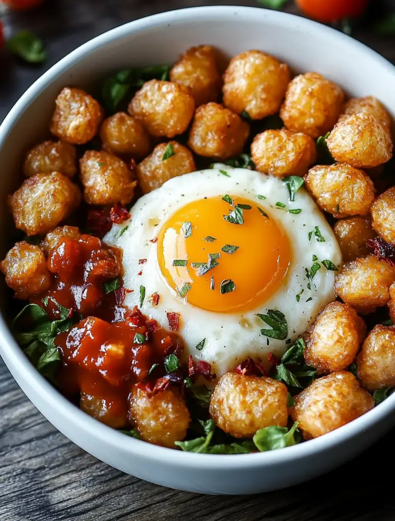 Tater Tot Breakfast Bowl