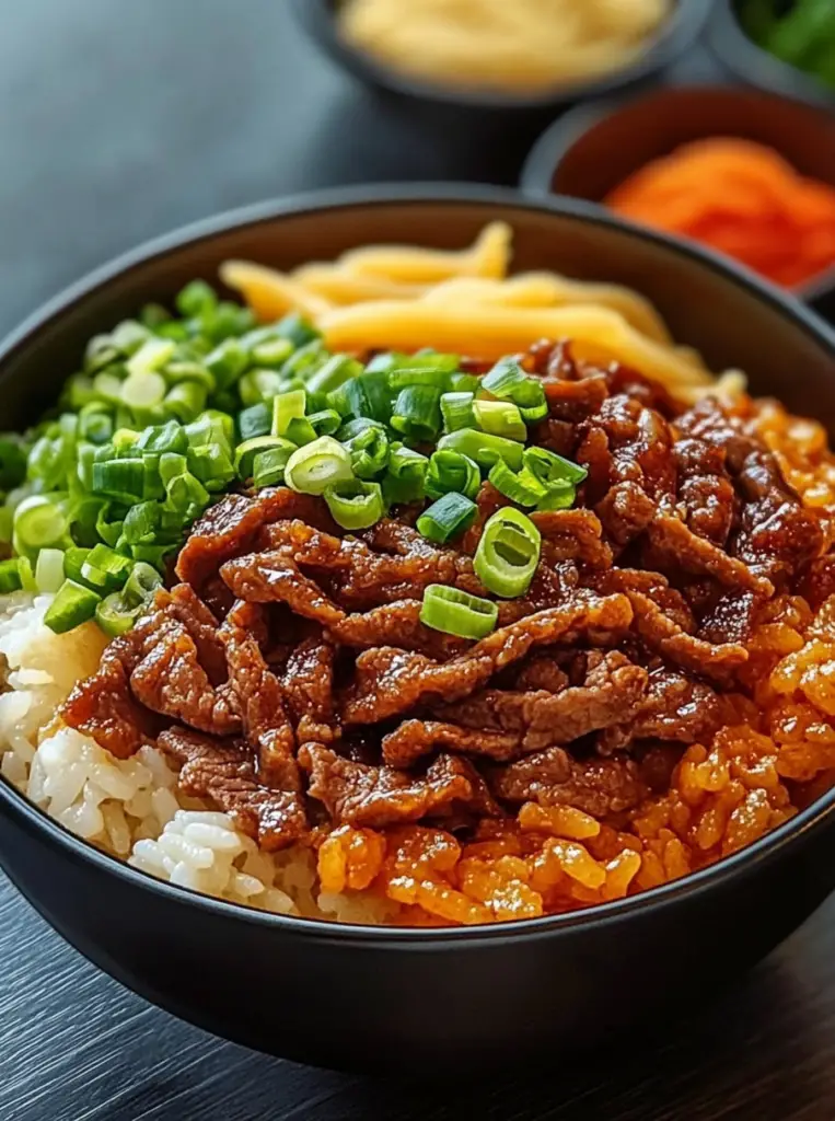 Crispy Beef Rice Bowl