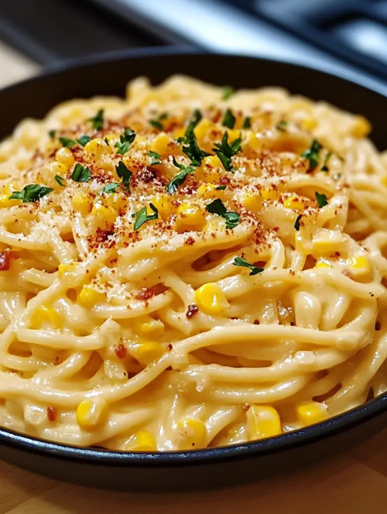 Spicy Corn Carbonara