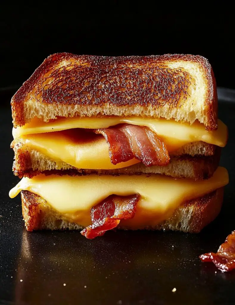Grilled Cheese with Apple and Bacon