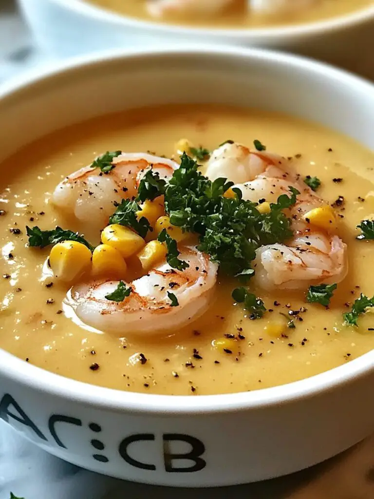 New Orleans Shrimp and Corn Bisque